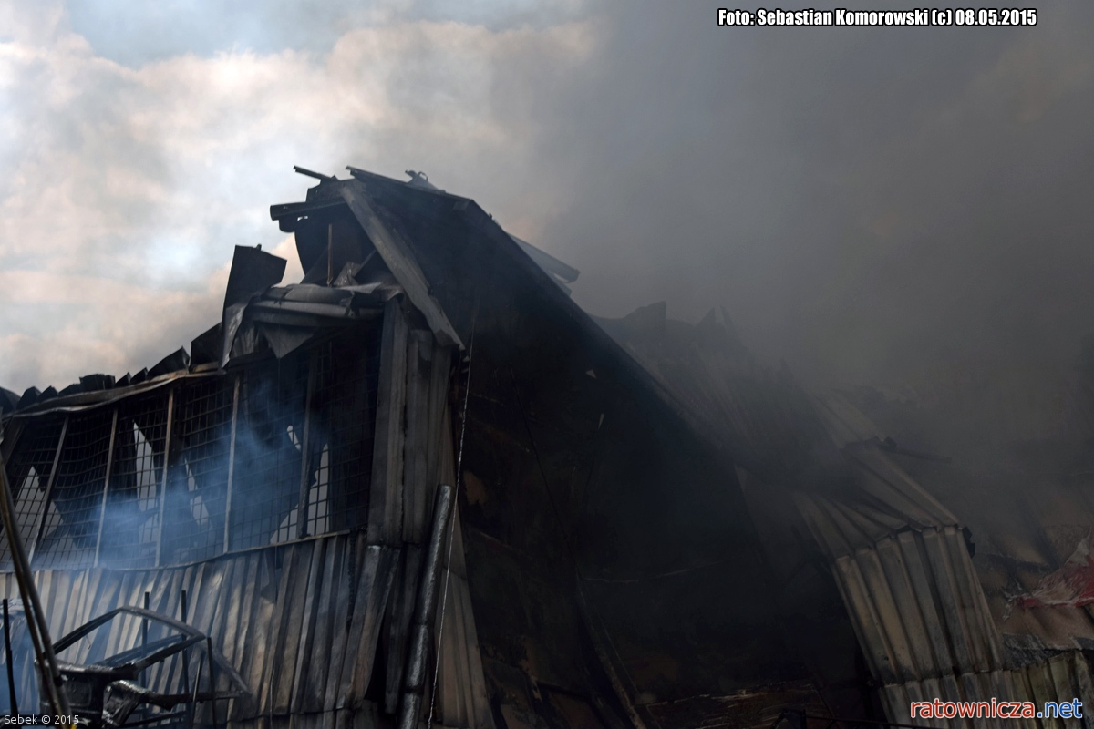 Pożar hali magazynowej przy ul. Karniszewickiej w Pabianicach [22]