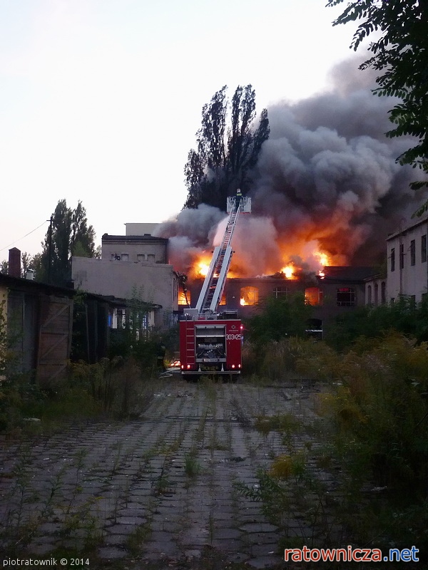 Pożar budynku przy ul. Lipowej w Łodzi [3]