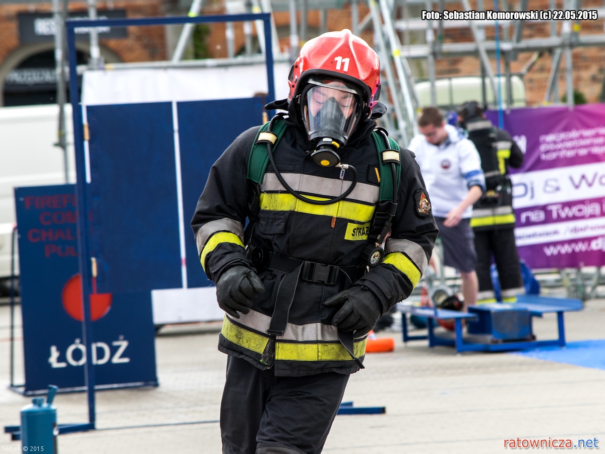 22.05.2015. Wojewódzkie Zawody Firefighter Combat Challenge w Pabianicach [13]