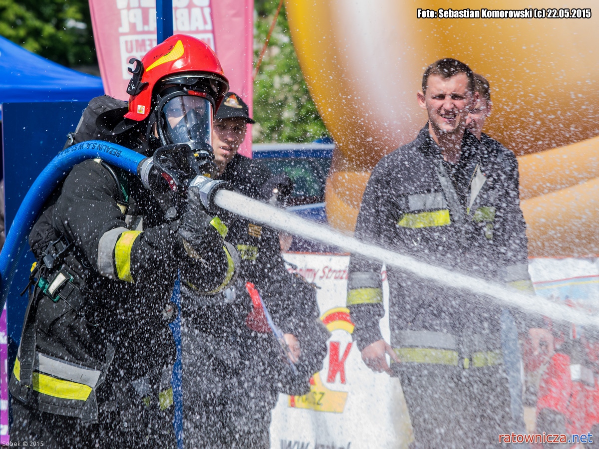 22.05.2015. Wojewódzkie Zawody Firefighter Combat Challenge w Pabianicach [47]