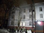 29.12.2010 Pożar pustostanu na ul. Artyleryjskiej w Olsztynie