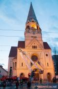 Złamany krzyż na kościele św. Mateusza w Łodzi [3]