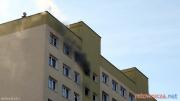 Pożar mieszkania przy ulicy Wielkopolskiej w Łodzi [1]