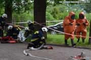 Powiatowe manewry jednostek ochrony przeciwpożarowej "Szpital 2014" w Pabianicach [21]