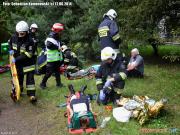 Powiatowe manewry jednostek ochrony przeciwpożarowej "Szpital 2014" w Pabianicach [13]