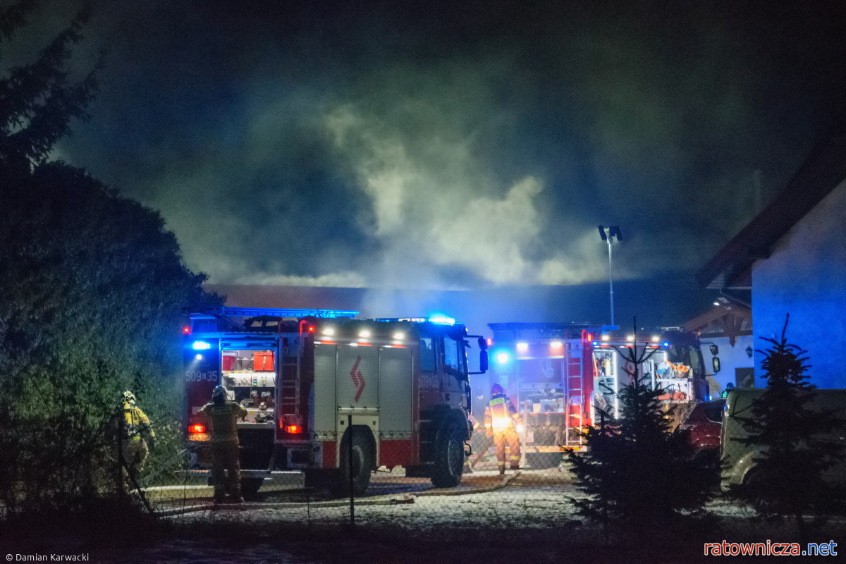 20.01.2026. Pożar budynku w m. Leokadiew [2]