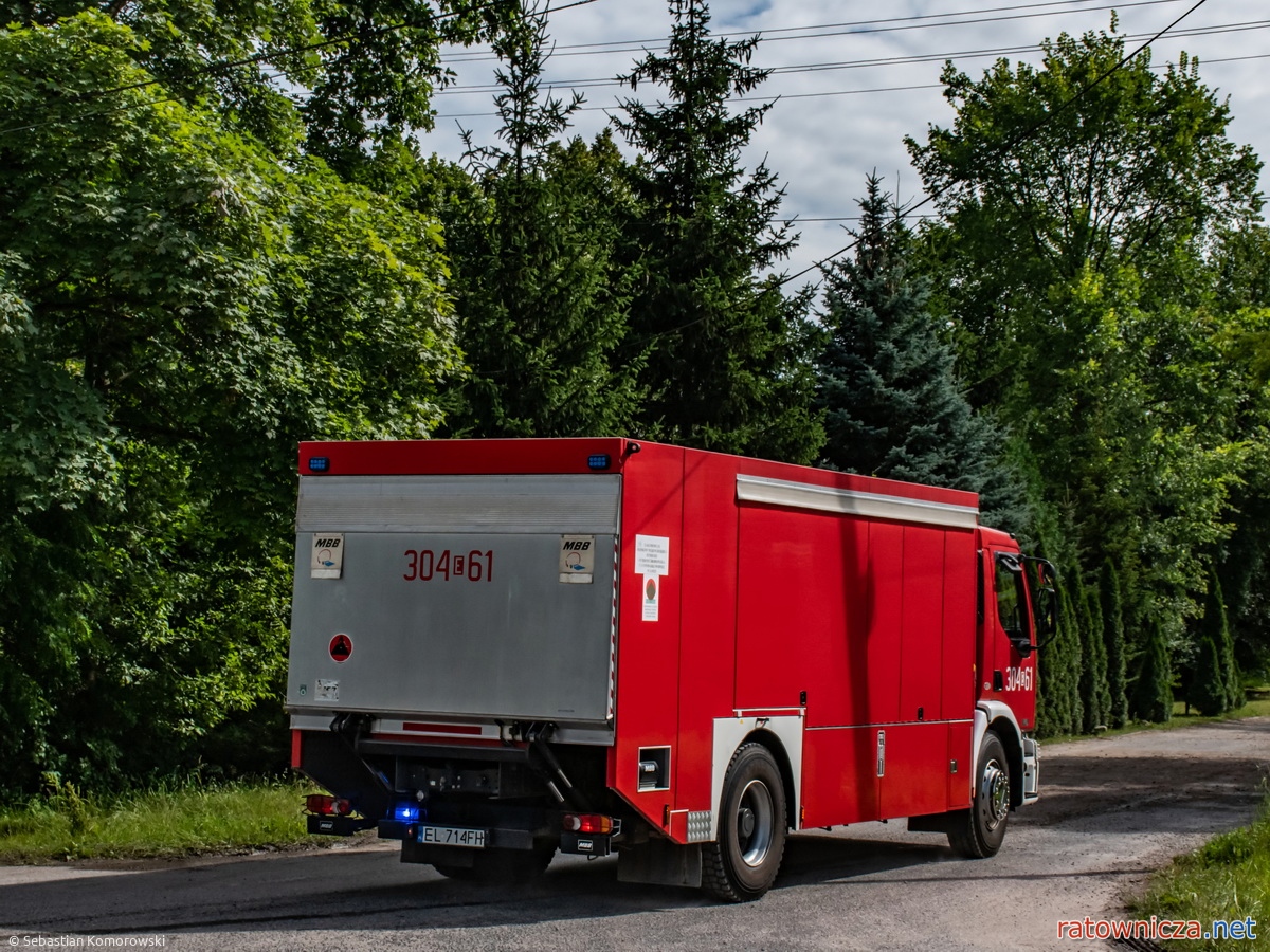 1.07.2024. Pożar składowiska odpadów m. Wola Łaska [7]