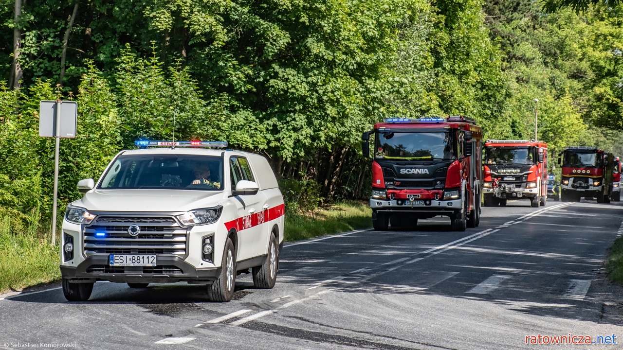 1.07.2024. Pożar składowiska odpadów m. Wola Łaska [14]