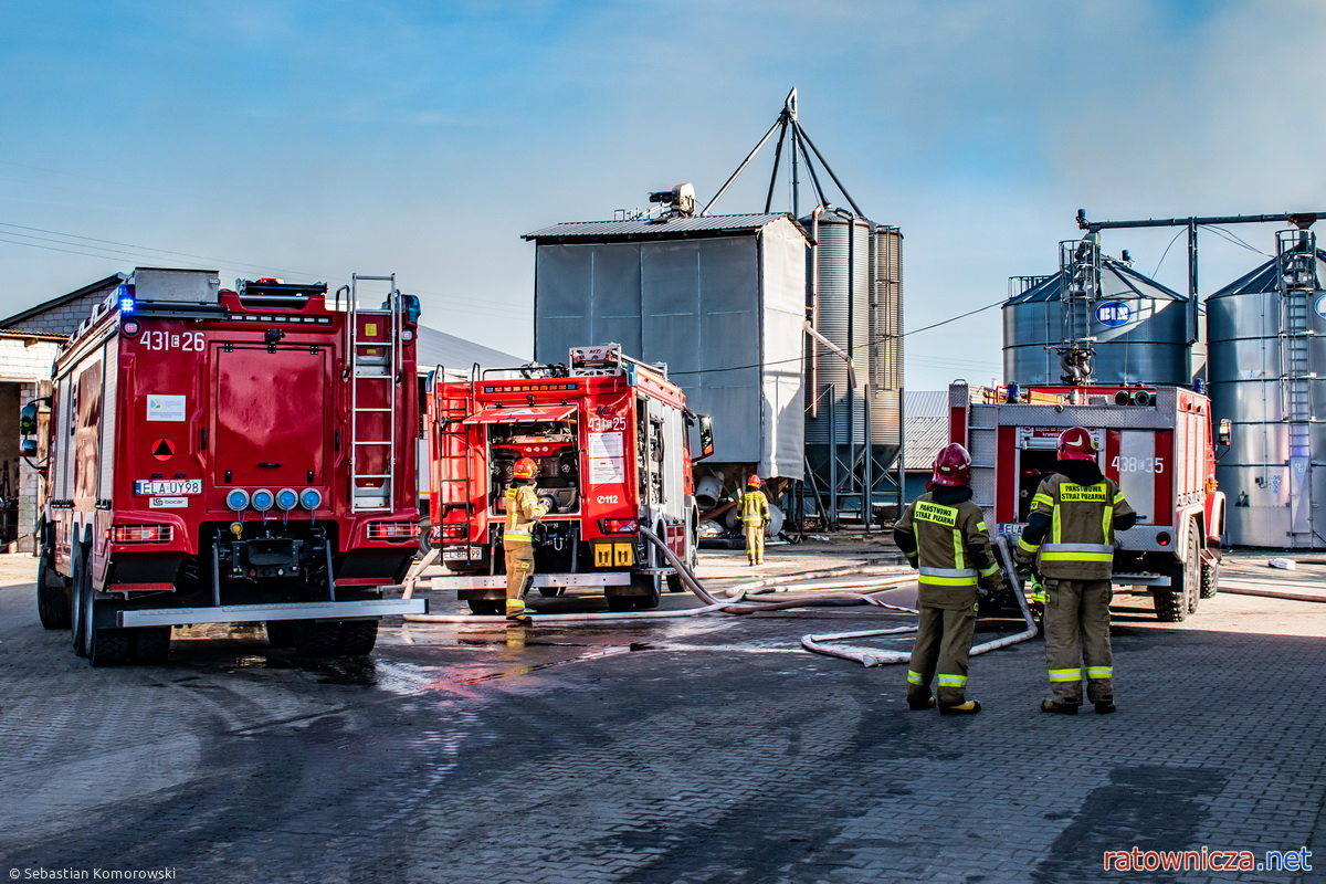 30.01.2025. Pożar budynku gospodarczego w m. Magnusy [12]