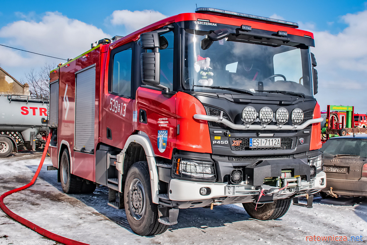 09.02.2026. Pożar budynków gospodarczych w m. Grójec Mały [5]