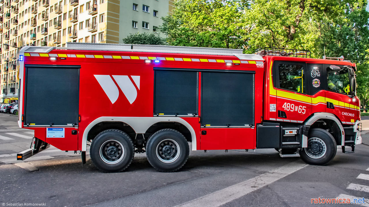 06.05.2026. Pożar budynku mieszkalnego przy ul. Powstańców Warszawy w Pabianicach [8]