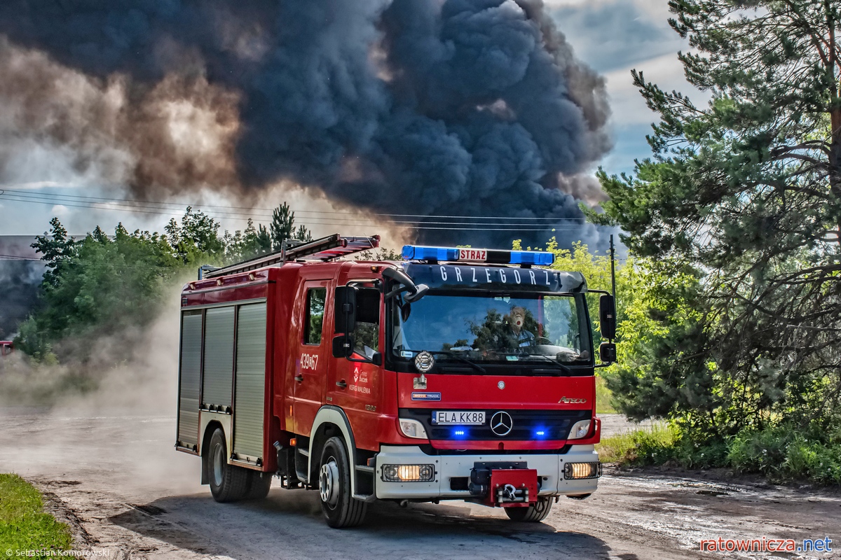 1.07.2024. Pożar składowiska odpadów m. Wola Łaska [16]