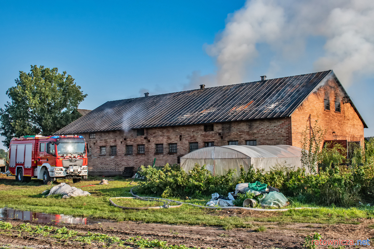 03.09.2026. Pożar budynku gospodarczego w m. Zagórki