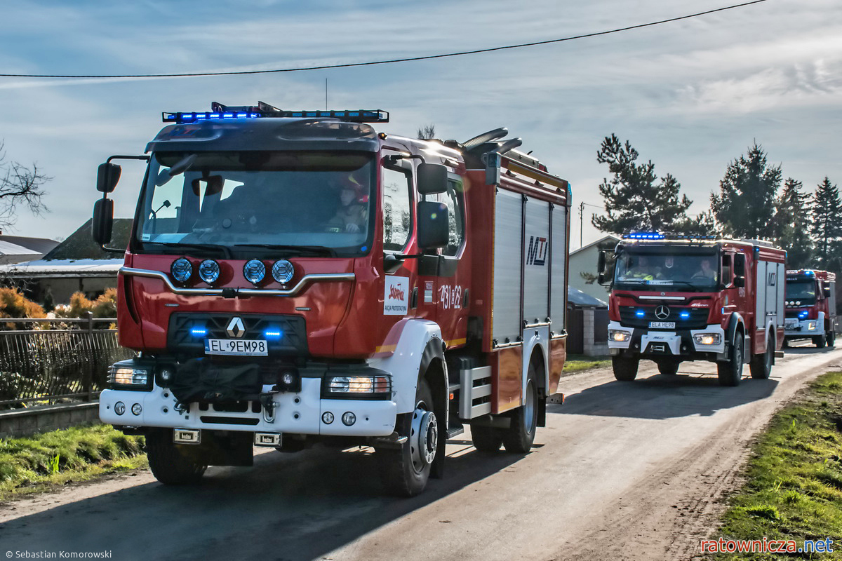 30.01.2025. Pożar budynku gospodarczego w m. Magnusy [5]