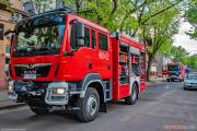 06.05.2026. Pożar budynku mieszkalnego przy ul. Powstańców Warszawy w Pabianicach [1]