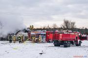 06.01.2025. Pożar budynku mieszkalnego w m. Drzewociny [4]