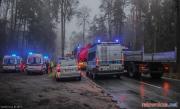 Wypadek busa na wyjeździe z Olsztyna [1]